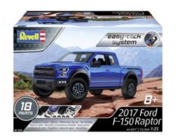 MODÈLE À COLLER - FORD 2017 F-150 RAPTOR BLEU SNAPTITE NIVEAU #2